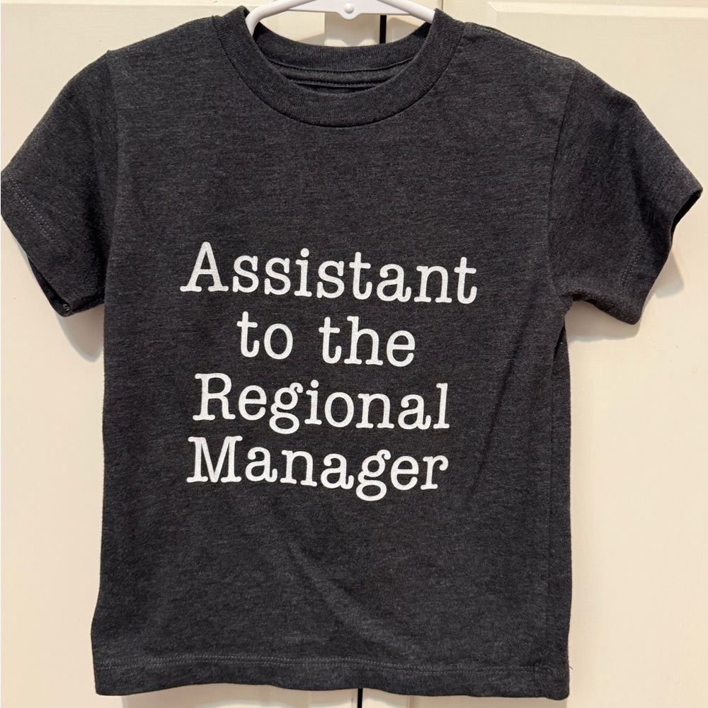 The Office tv show Kids Gray T-Shirt - Assistant to the Regional Manager